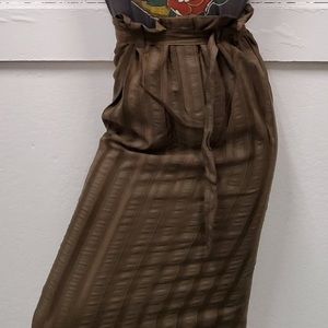 Ann Demeulemeester paper bag waist skirt